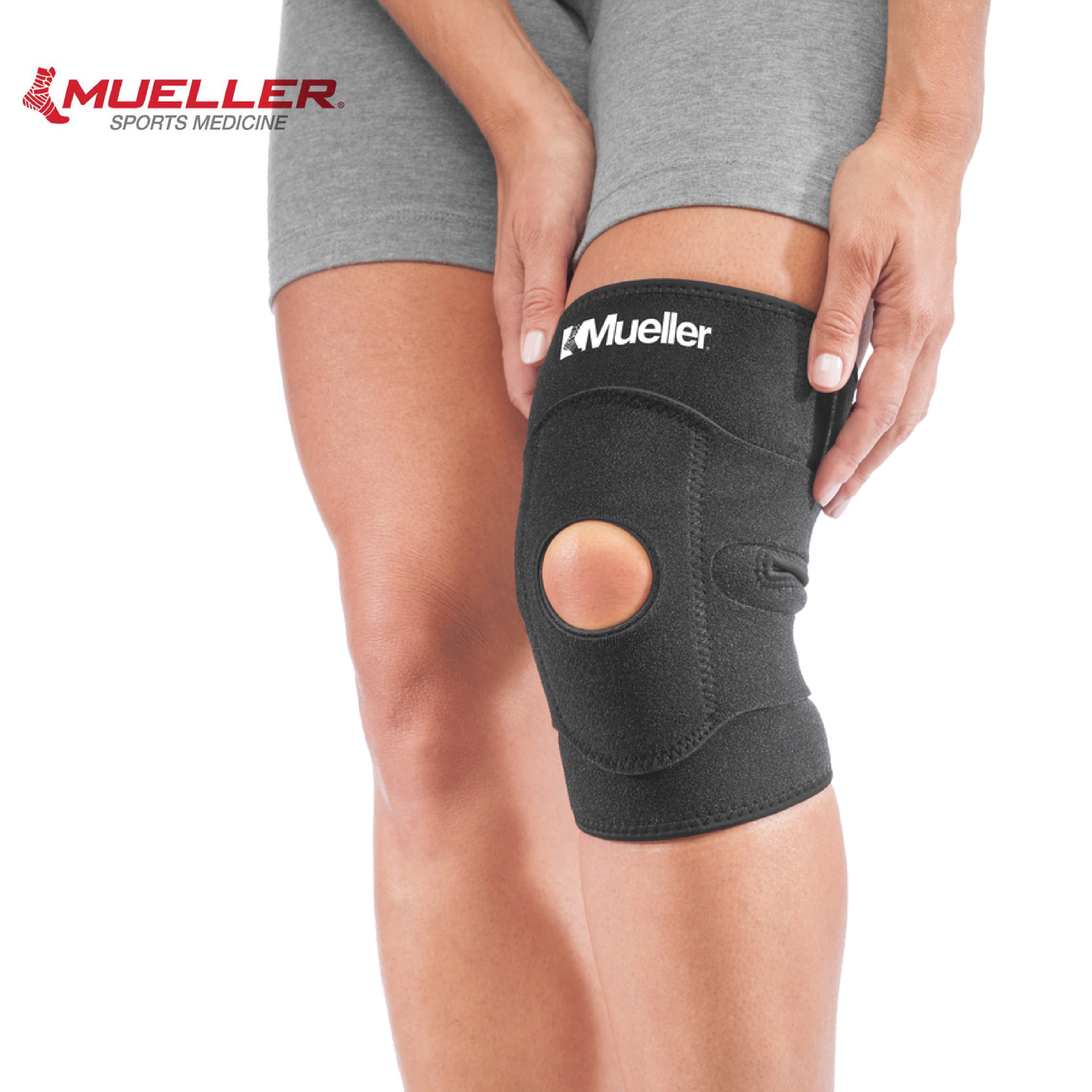 Mueller 慕樂 6441可調式髕骨護膝 產品穿戴圖4